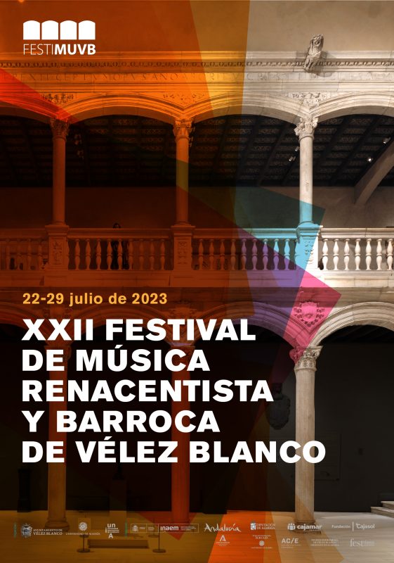 Cartel XXII Festival de música renacentista y barroca de Vélez Blanco